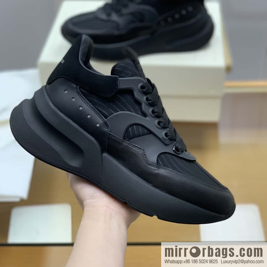 Alexander McQueen Napa leather (fabric) and rubber upholstery His & Hers sneakers