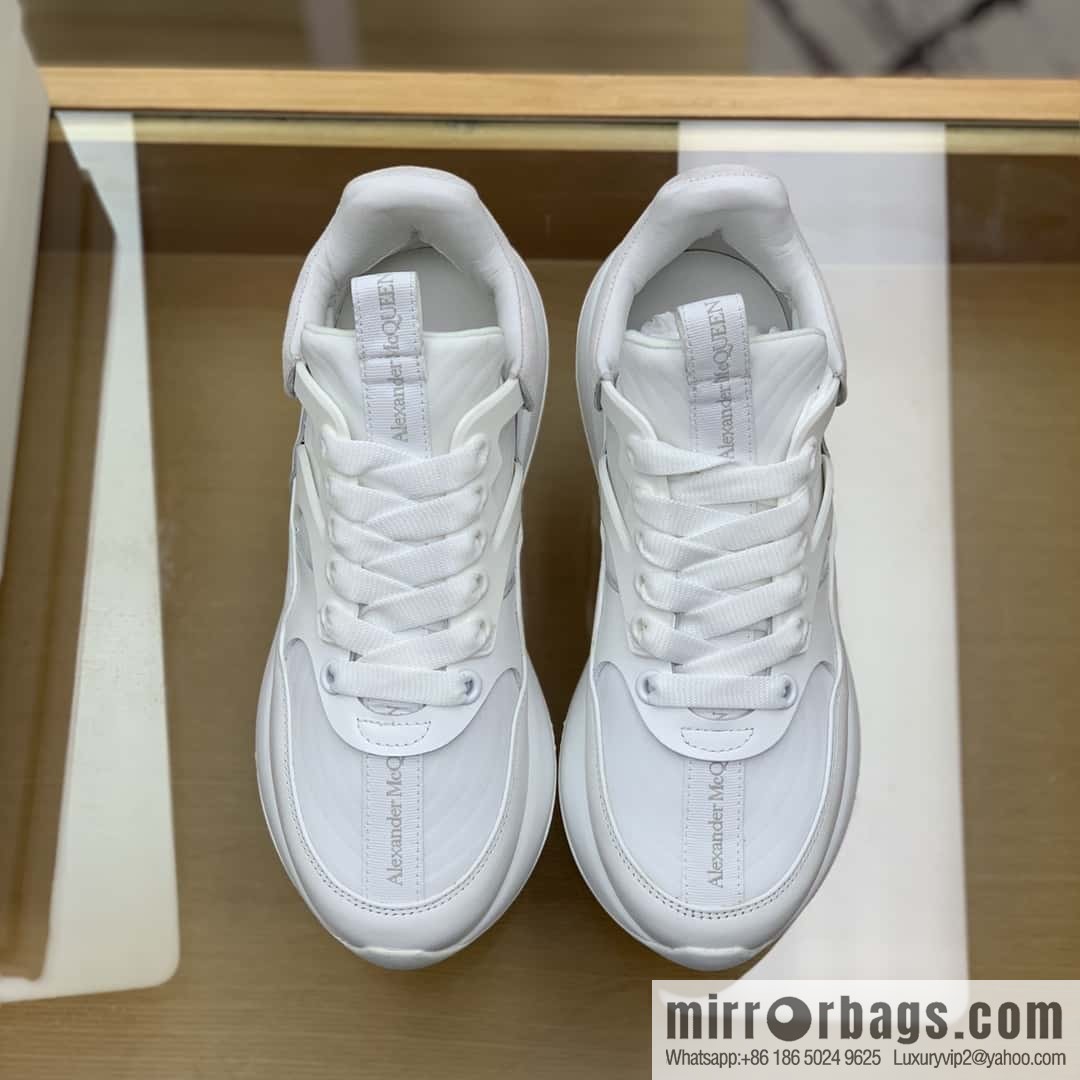 Alexander McQueen Napa leather (fabric) and rubber upholstery His & Hers sneakers