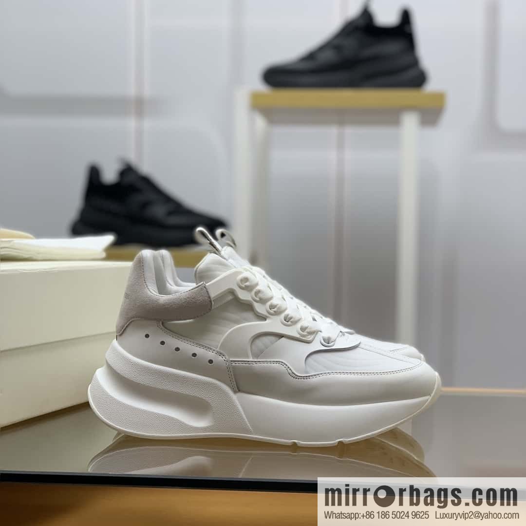Alexander McQueen Napa leather (fabric) and rubber upholstery His & Hers sneakers