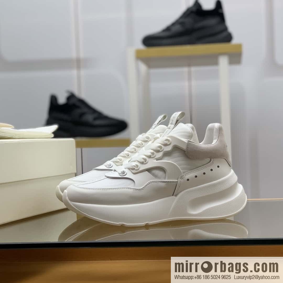 Alexander McQueen Napa leather (fabric) and rubber upholstery His & Hers sneakers