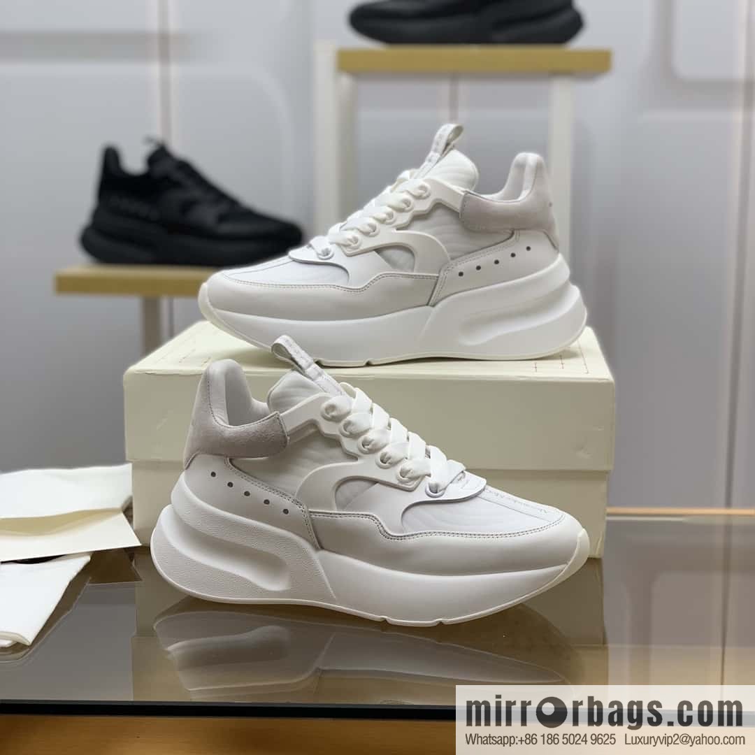 Alexander McQueen Napa leather (fabric) and rubber upholstery His & Hers sneakers