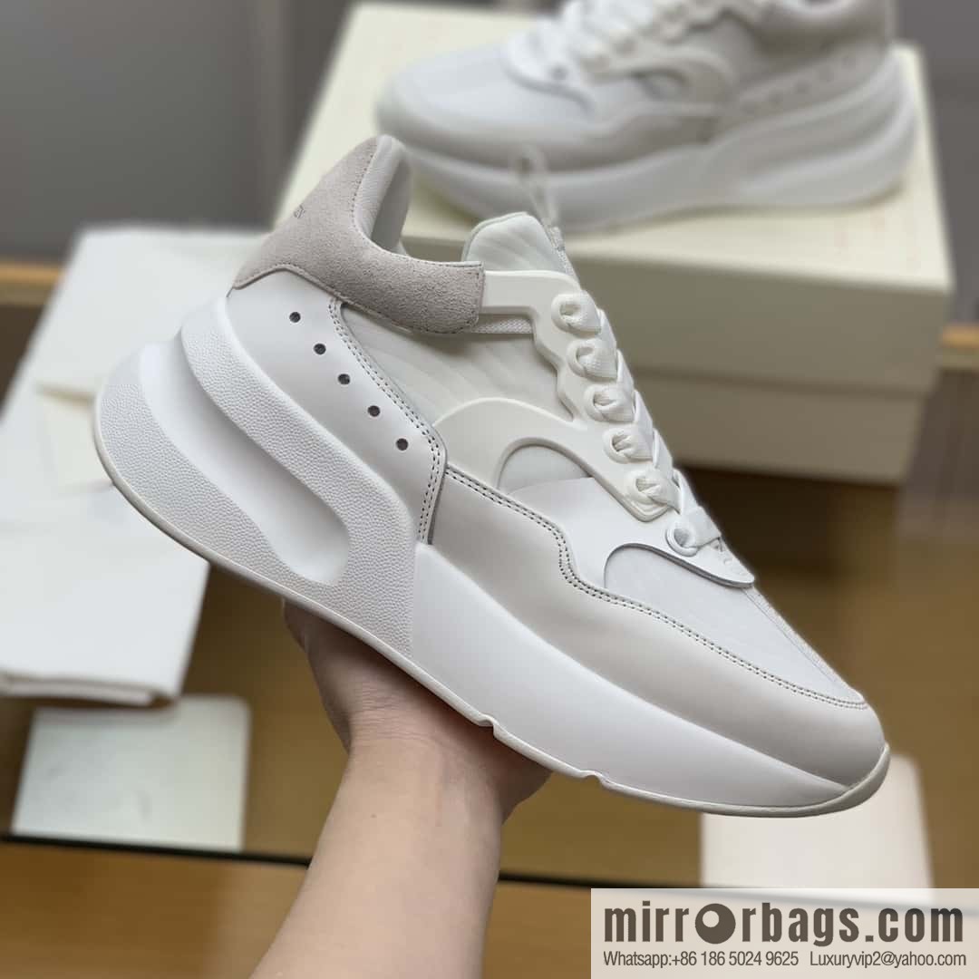 Alexander McQueen Napa leather (fabric) and rubber upholstery His & Hers sneakers
