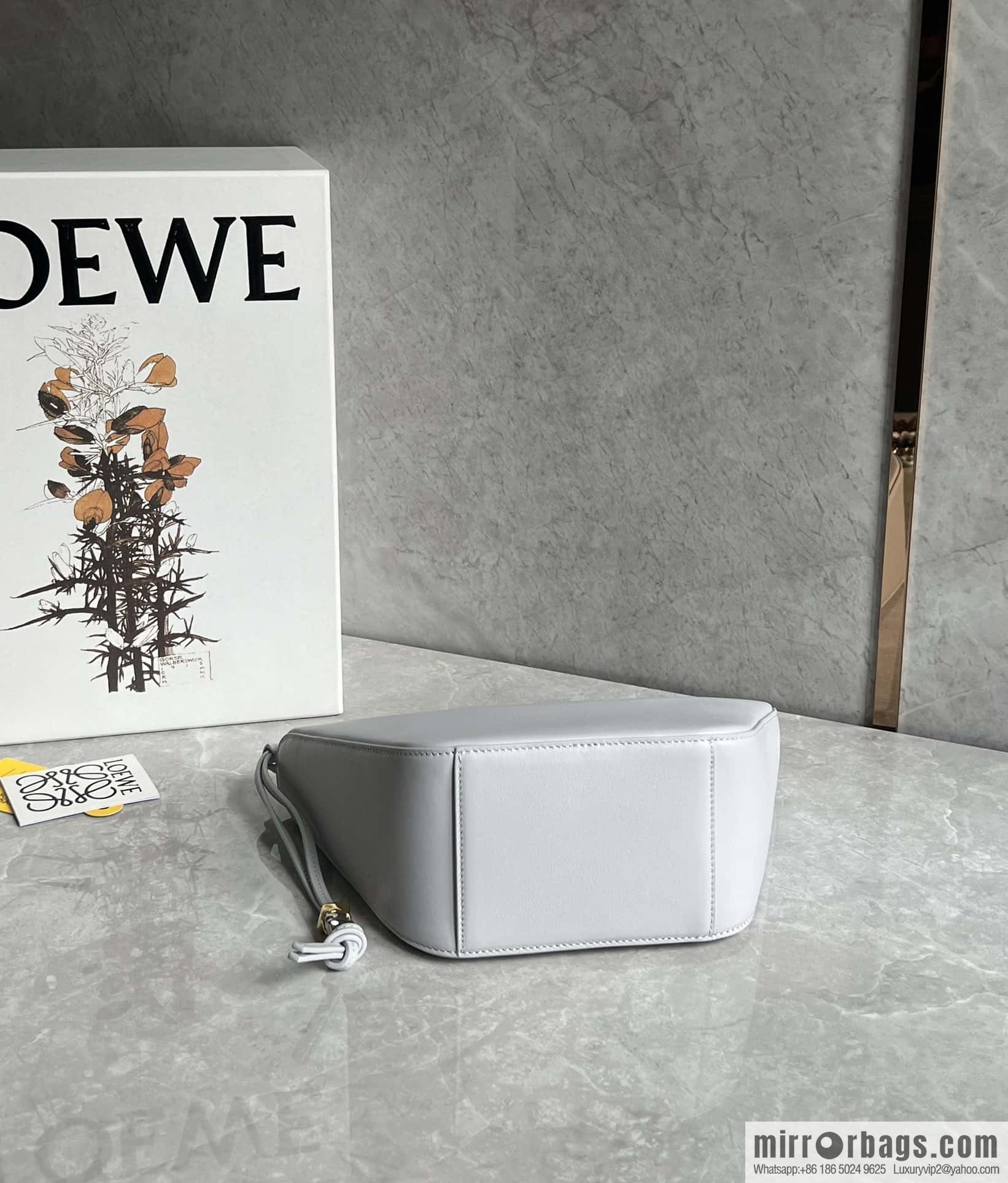 LOEWE new hammock armpit bag 0687 stone gray
