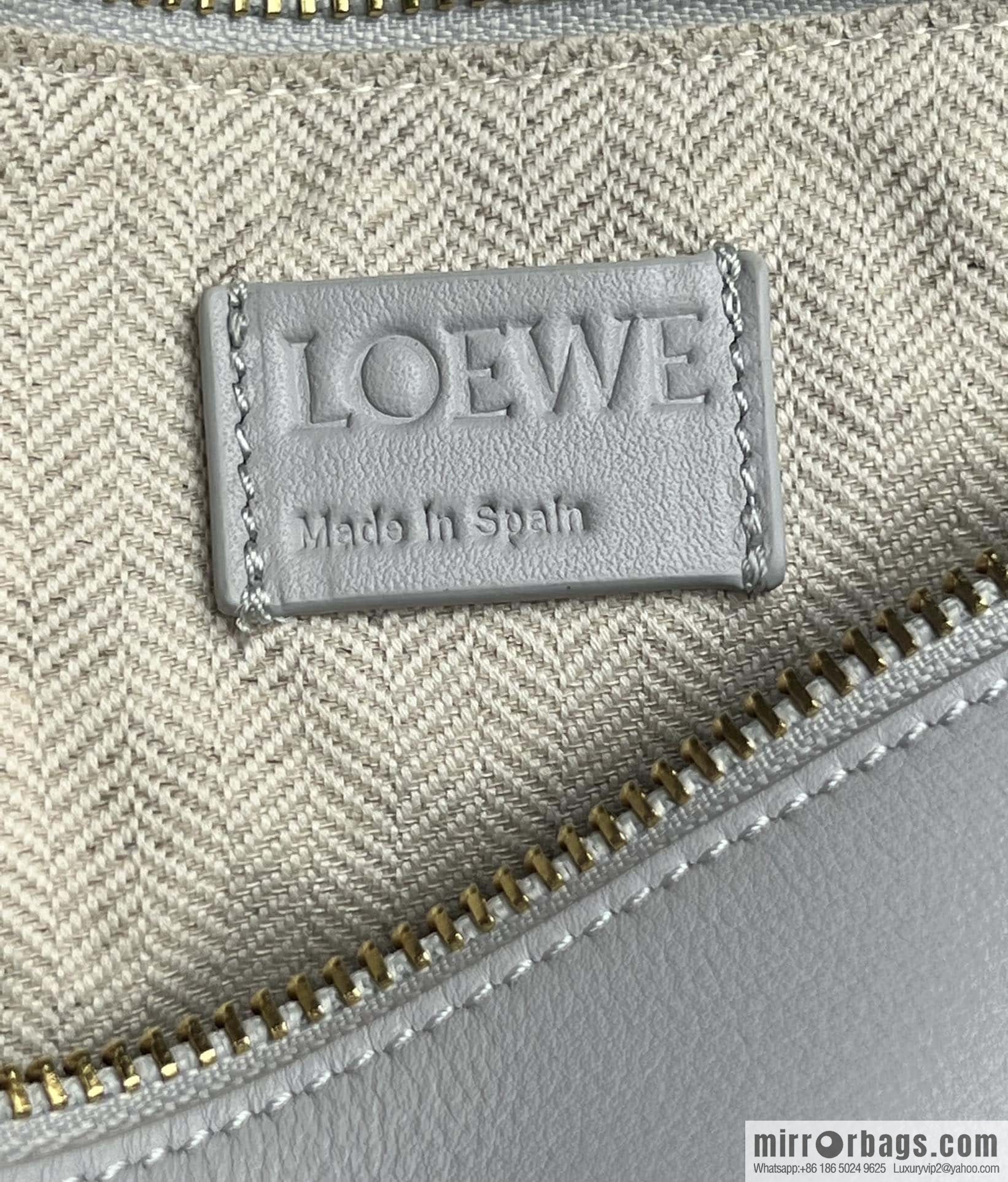 LOEWE new hammock armpit bag 0687 stone gray