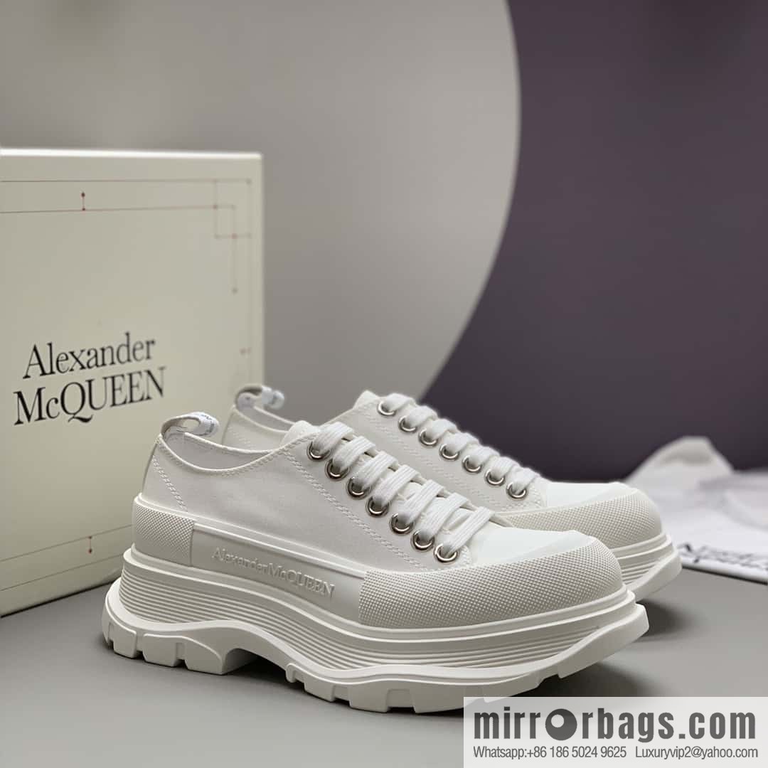 Alexander McQueen Early Spring His & Hers platform muffin shoes