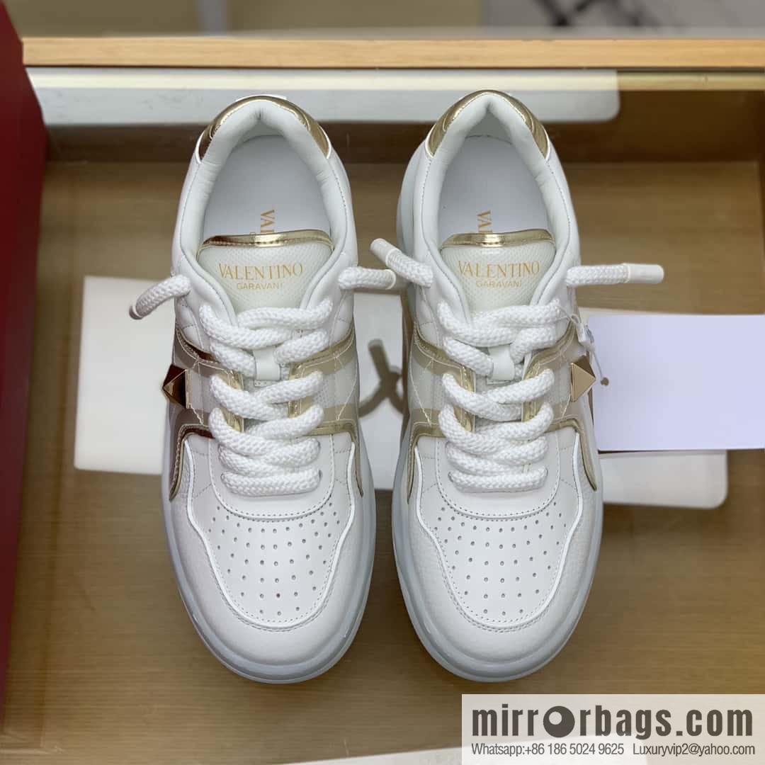 VALENTINO VLTN Screen Printed Logo His & Hers Low Top Sneakers