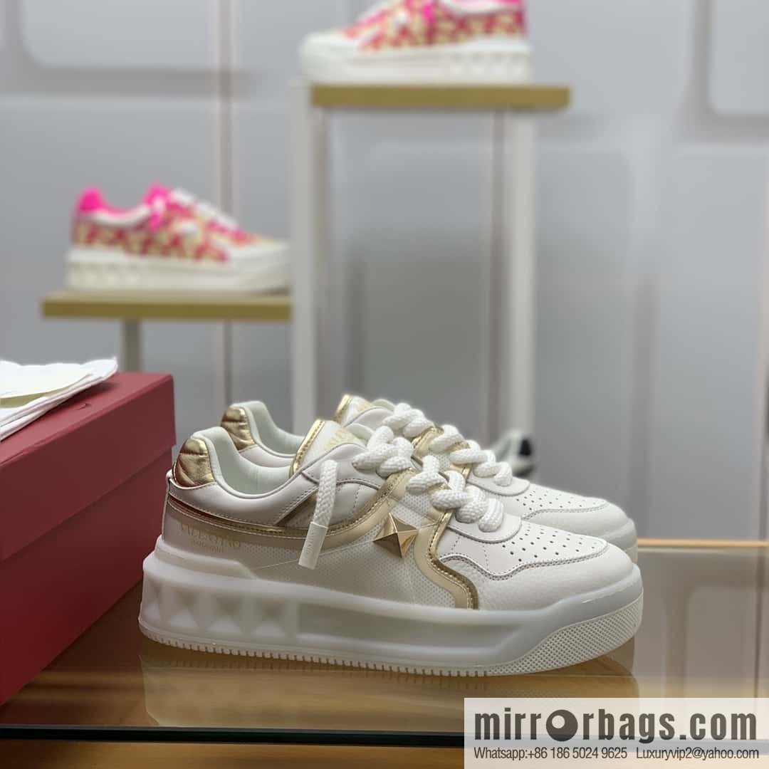 VALENTINO VLTN Screen Printed Logo His & Hers Low Top Sneakers