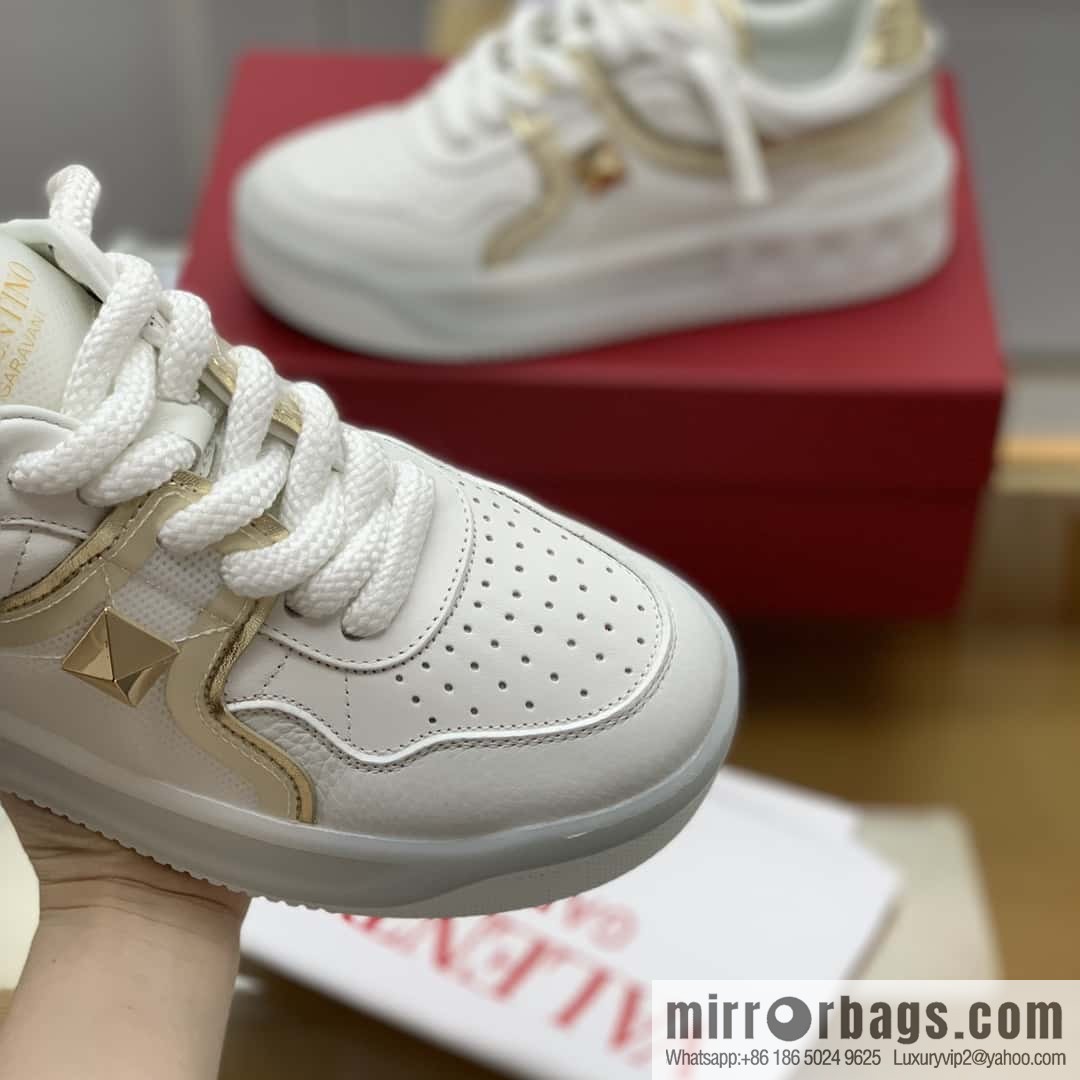 VALENTINO VLTN Screen Printed Logo His & Hers Low Top Sneakers