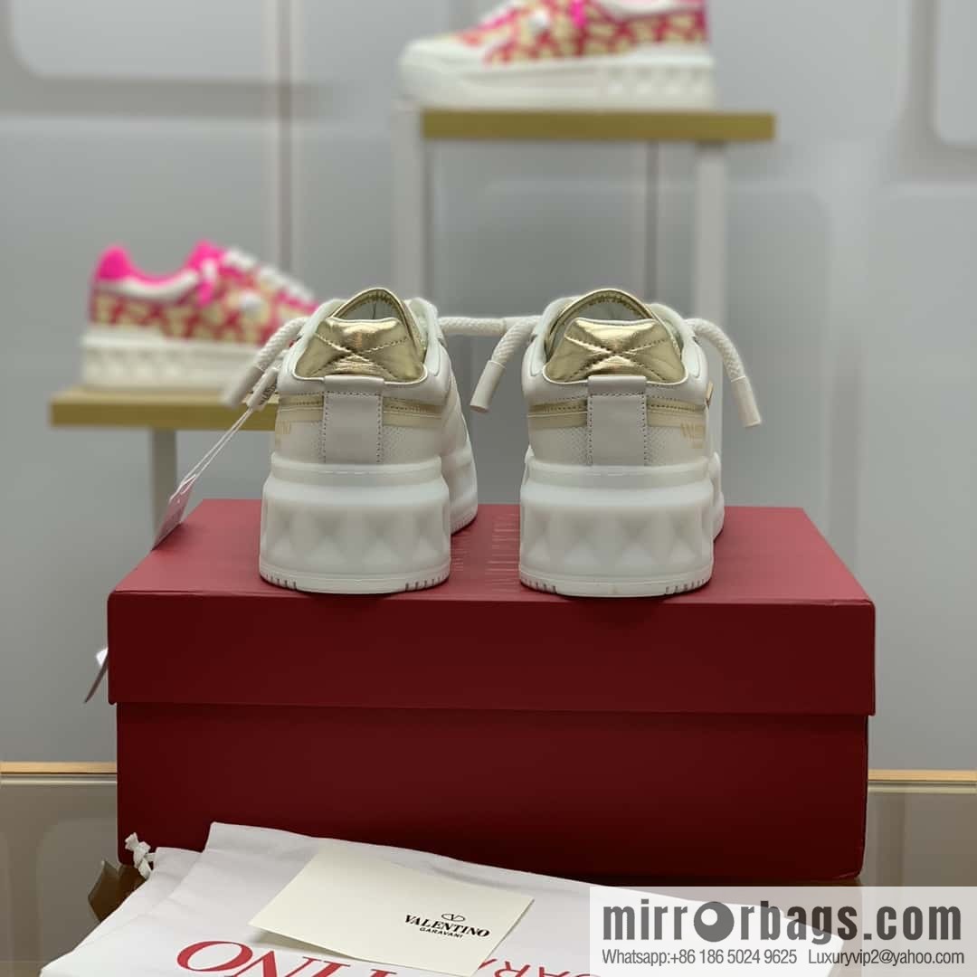 VALENTINO VLTN Screen Printed Logo His & Hers Low Top Sneakers