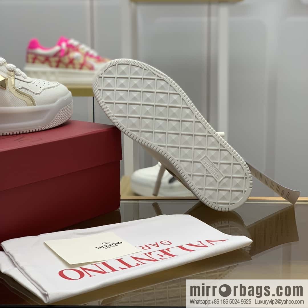 VALENTINO VLTN Screen Printed Logo His & Hers Low Top Sneakers