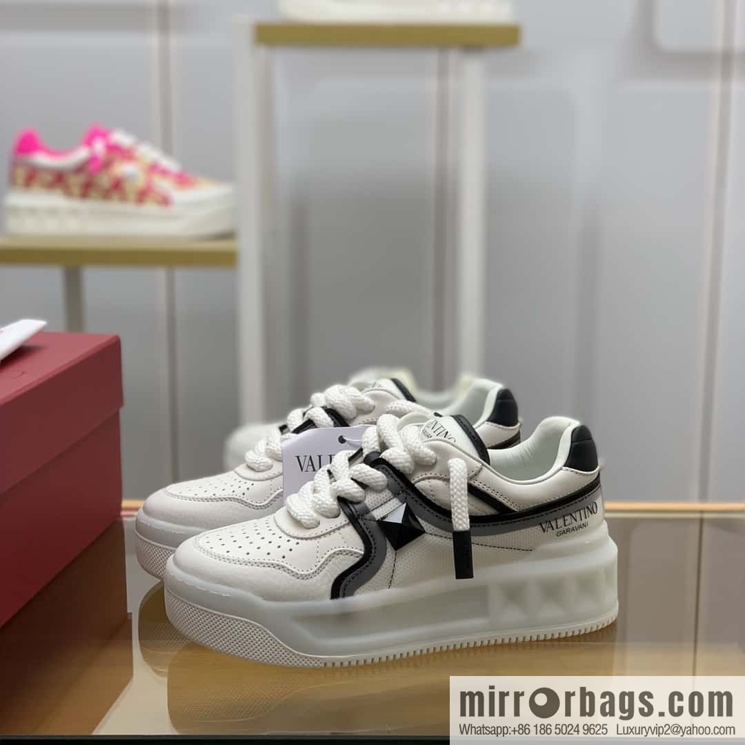 VALENTINO VLTN Screen Printed Logo His & Hers Low Top Sneakers