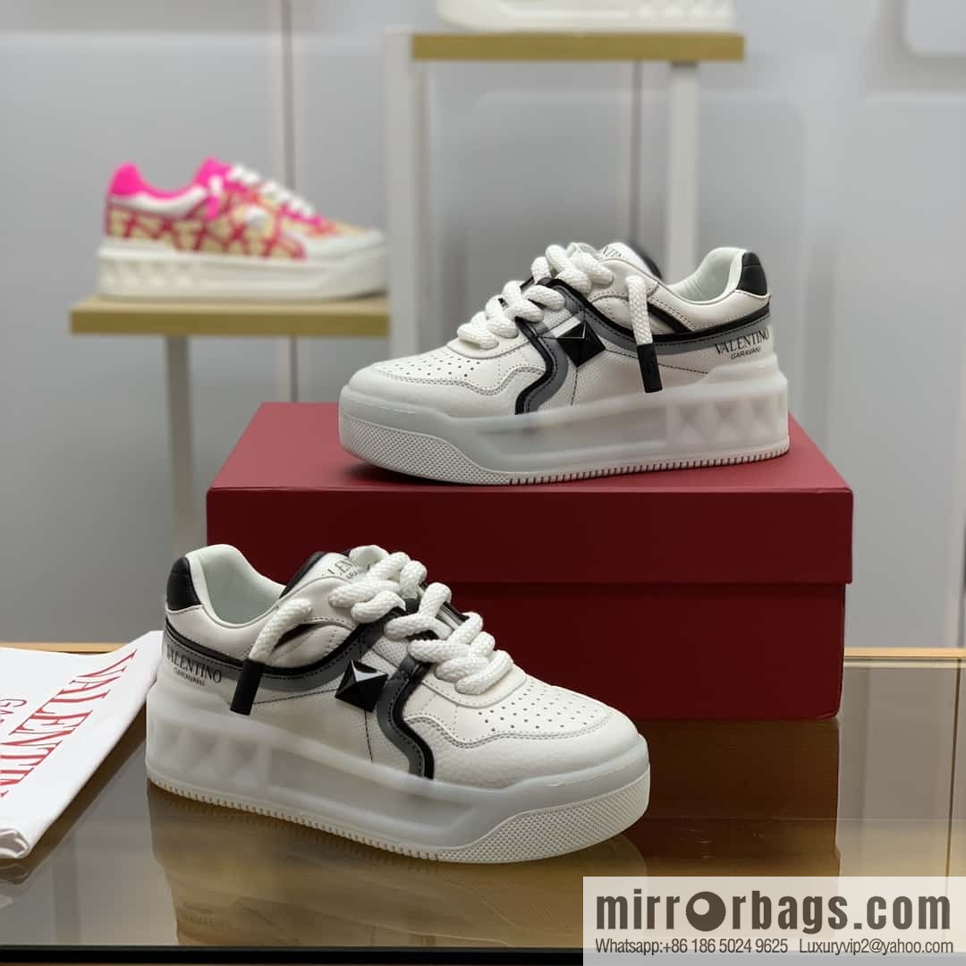 VALENTINO VLTN Screen Printed Logo His & Hers Low Top Sneakers