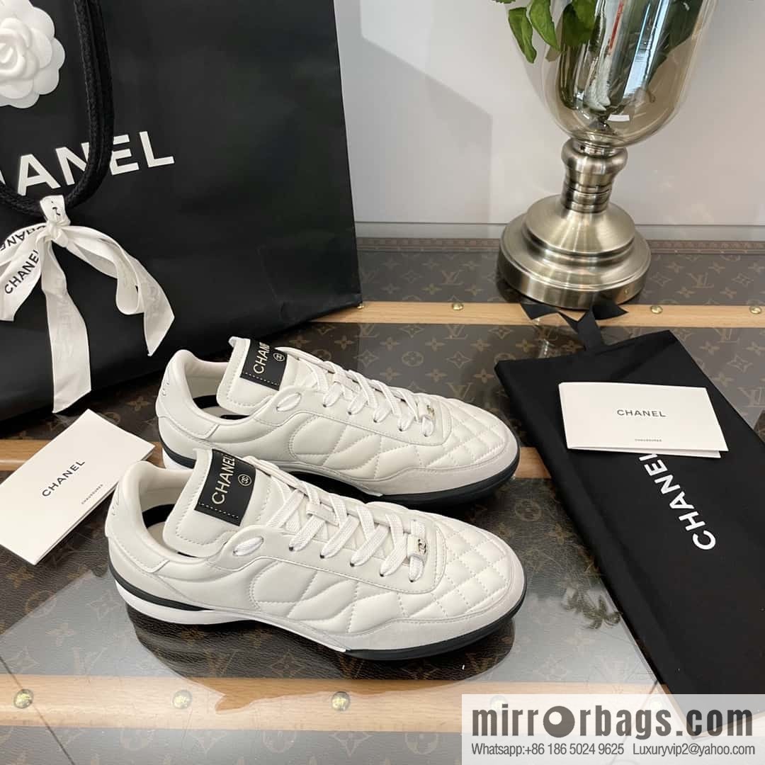Chanel Chanel Xiaoxiang Spring and summer rhombus football shoes