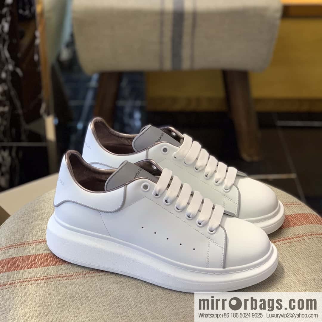 Alexander McQueen White Fluorescent Unisex Sneakers