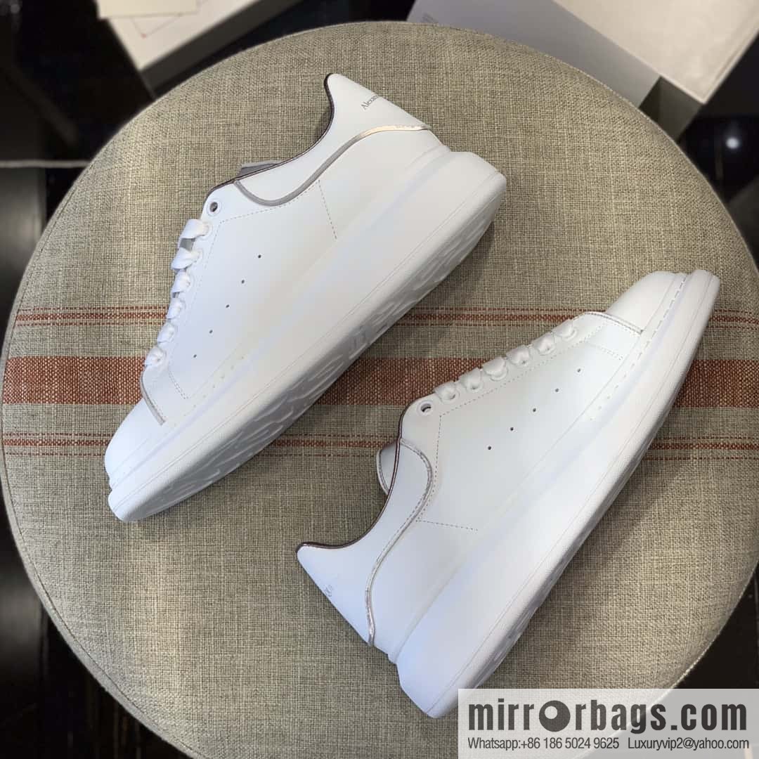 Alexander McQueen White Fluorescent Unisex Sneakers