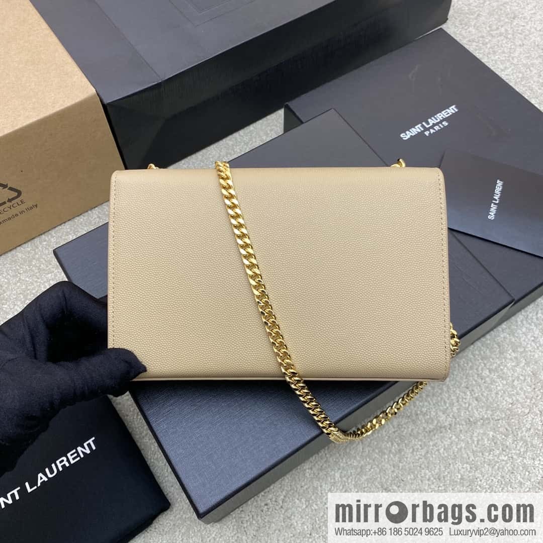 KATE most classic style crocodile leather apricot ball pattern/gold model: 377629