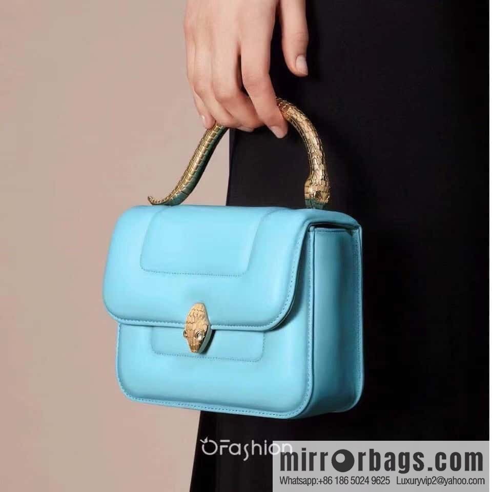 BVLGARI Bulgari small sheepskin snakehead bag Model: 291071