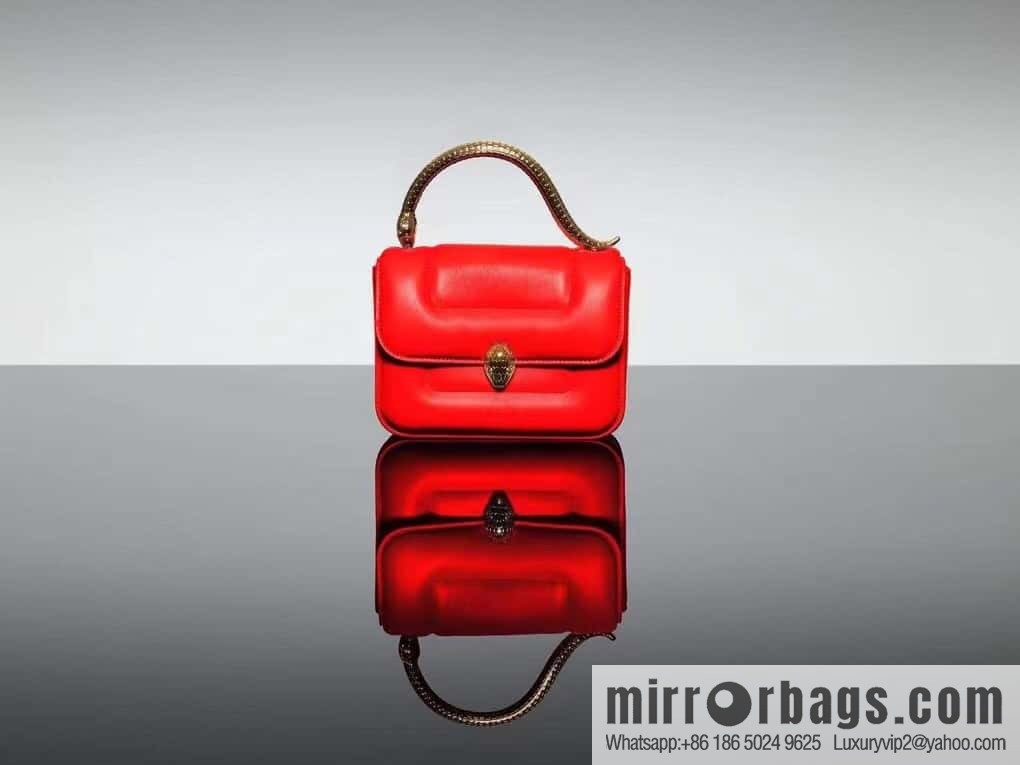 BVLGARI Bulgari small sheepskin snakehead bag Model: 291071