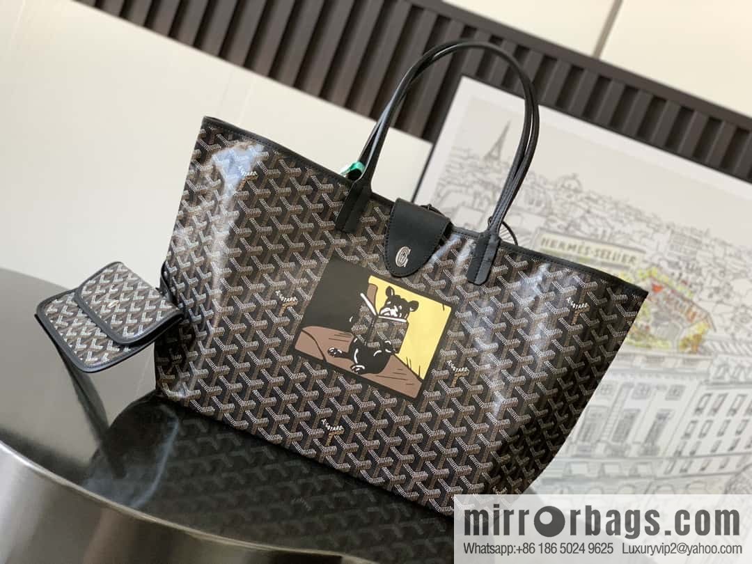 Goyard Goya Saint Louis Small Shopping Bag (French Dou silk screen printing) 020146B · M