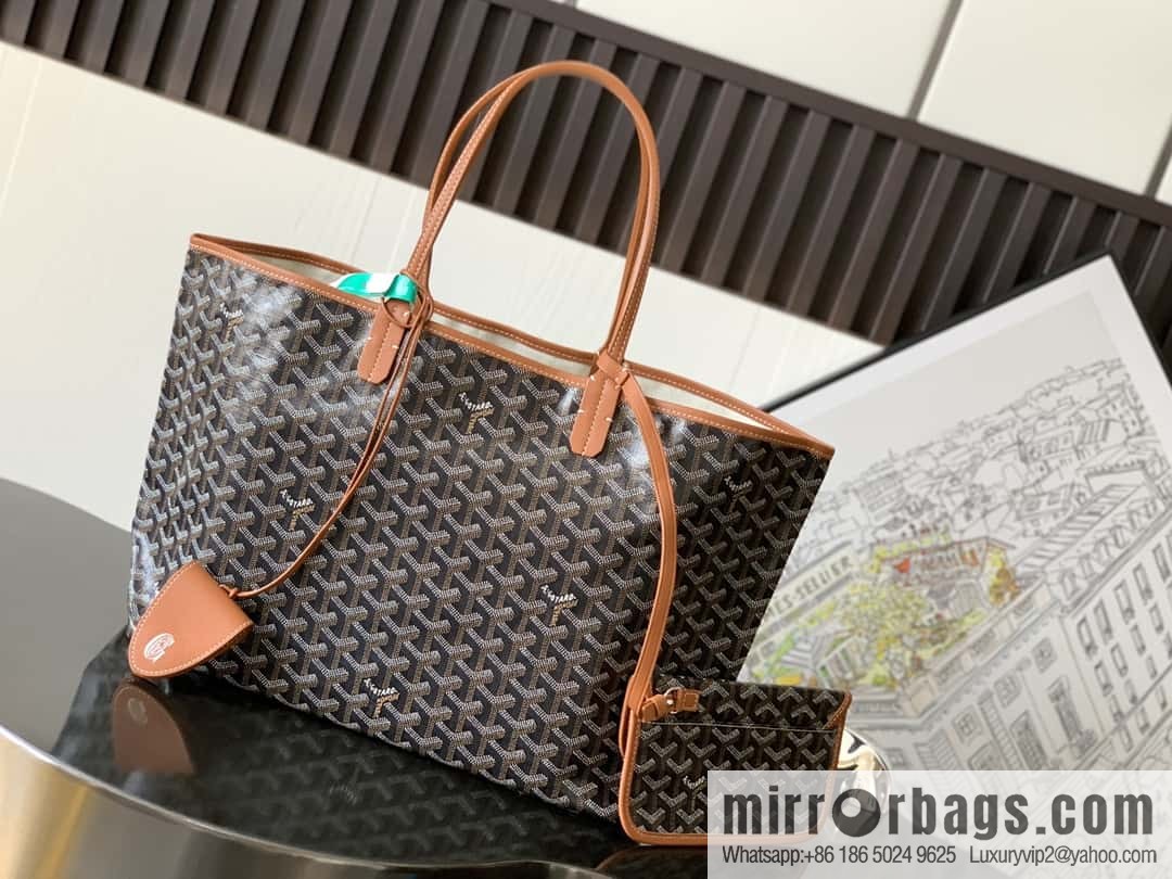 Goyard Goya Saint Louis Small Shopping Bag (French Dou silk screen printing) 020146B · M