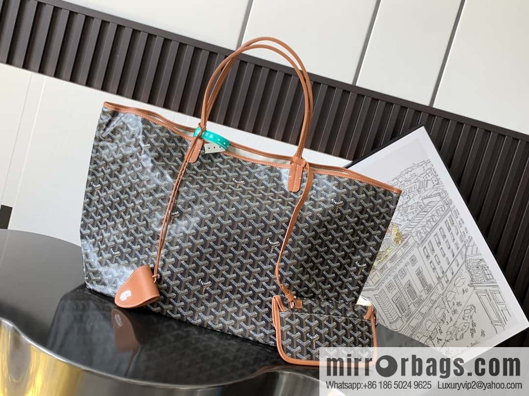 Goyard Goya Saint Louis Large Shopping Bag (French Dou Silk Printing) 020146B · L
