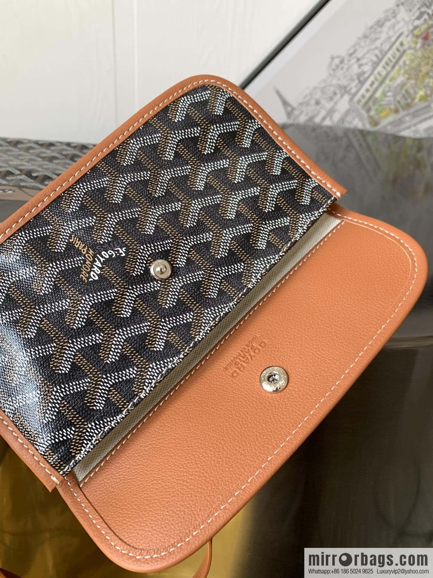 Goyard Goya Saint Louis Large Shopping Bag (French Dou Silk Printing) 020146B · L