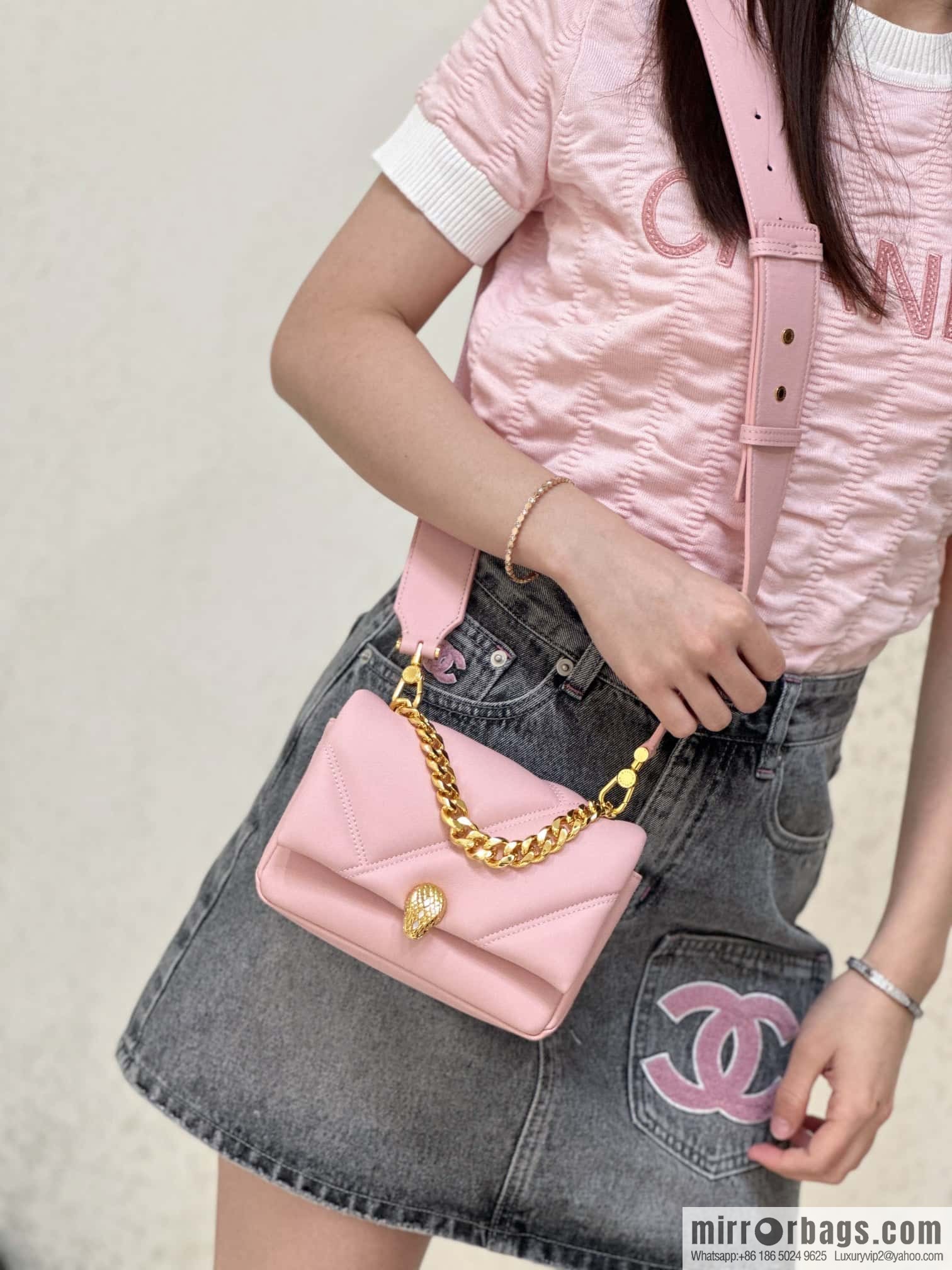 BVLGARI Bulgari SERPENTI CABOCHON series mini crossbody bag Model: 291085