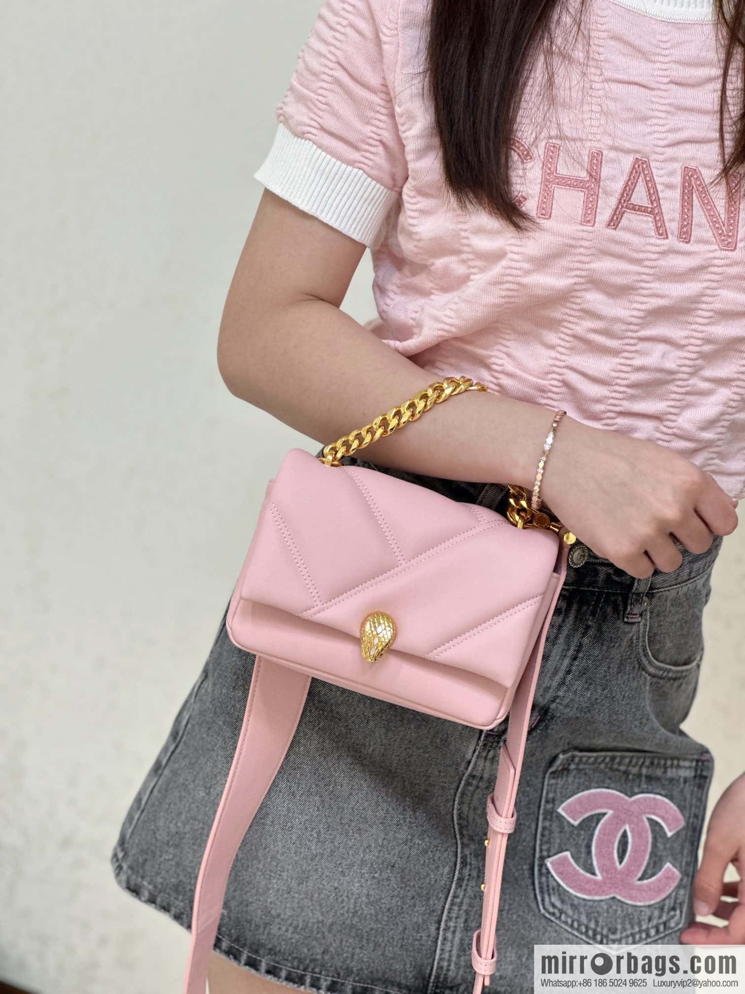 BVLGARI Bulgari SERPENTI CABOCHON series mini crossbody bag Model: 291085