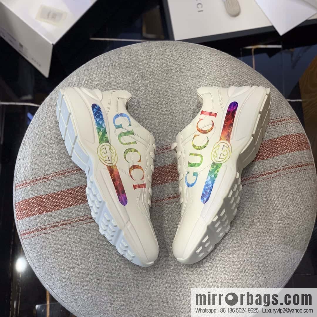 GUCCI Logo printed retro logo, retro sneakers for men and women