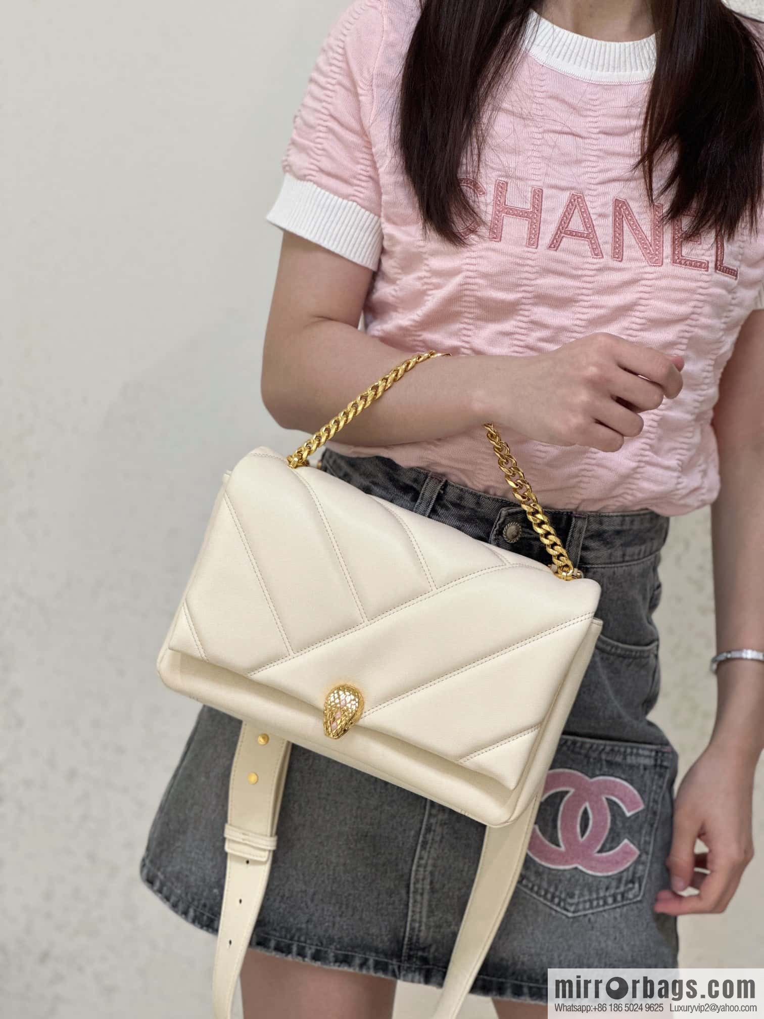 BVLGARI Bulgari SERPENTI CABOCHON series mini crossbody bag Model: 291223
