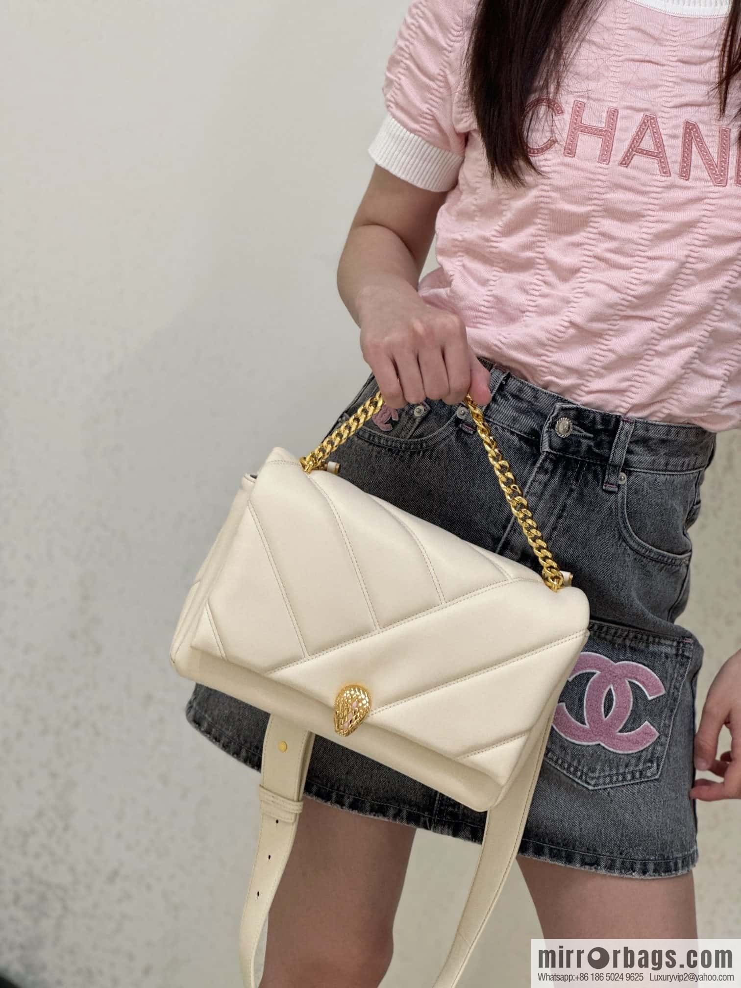 BVLGARI Bulgari SERPENTI CABOCHON series mini crossbody bag Model: 291223