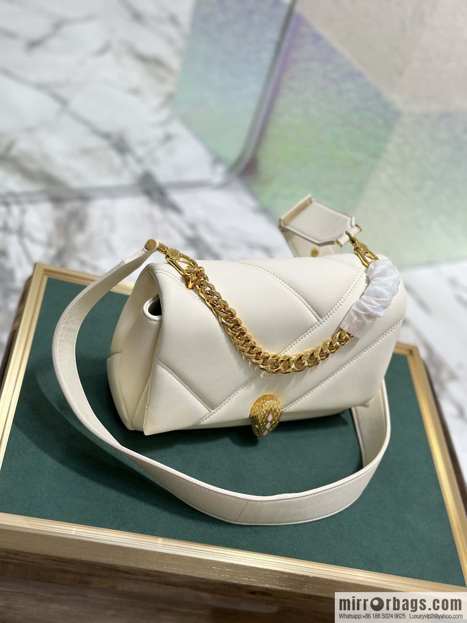 BVLGARI Bulgari SERPENTI CABOCHON series mini crossbody bag Model: 291088
