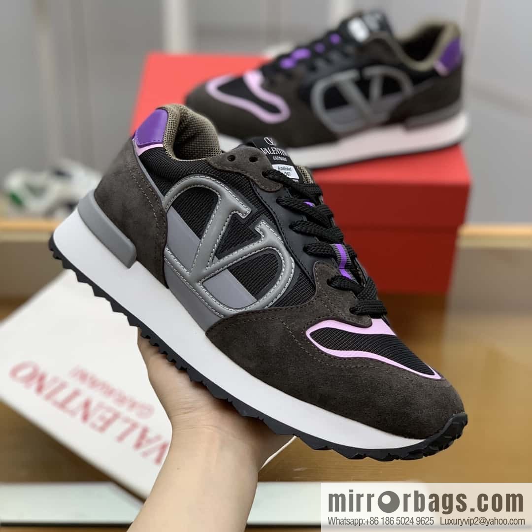 VALENTINO Valentino, logo design, men's low-top casual sneakers