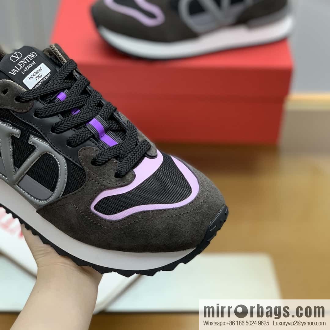 VALENTINO Valentino, logo design, men's low-top casual sneakers