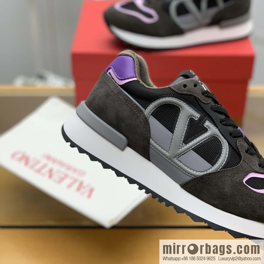 VALENTINO Valentino, logo design, men's low-top casual sneakers