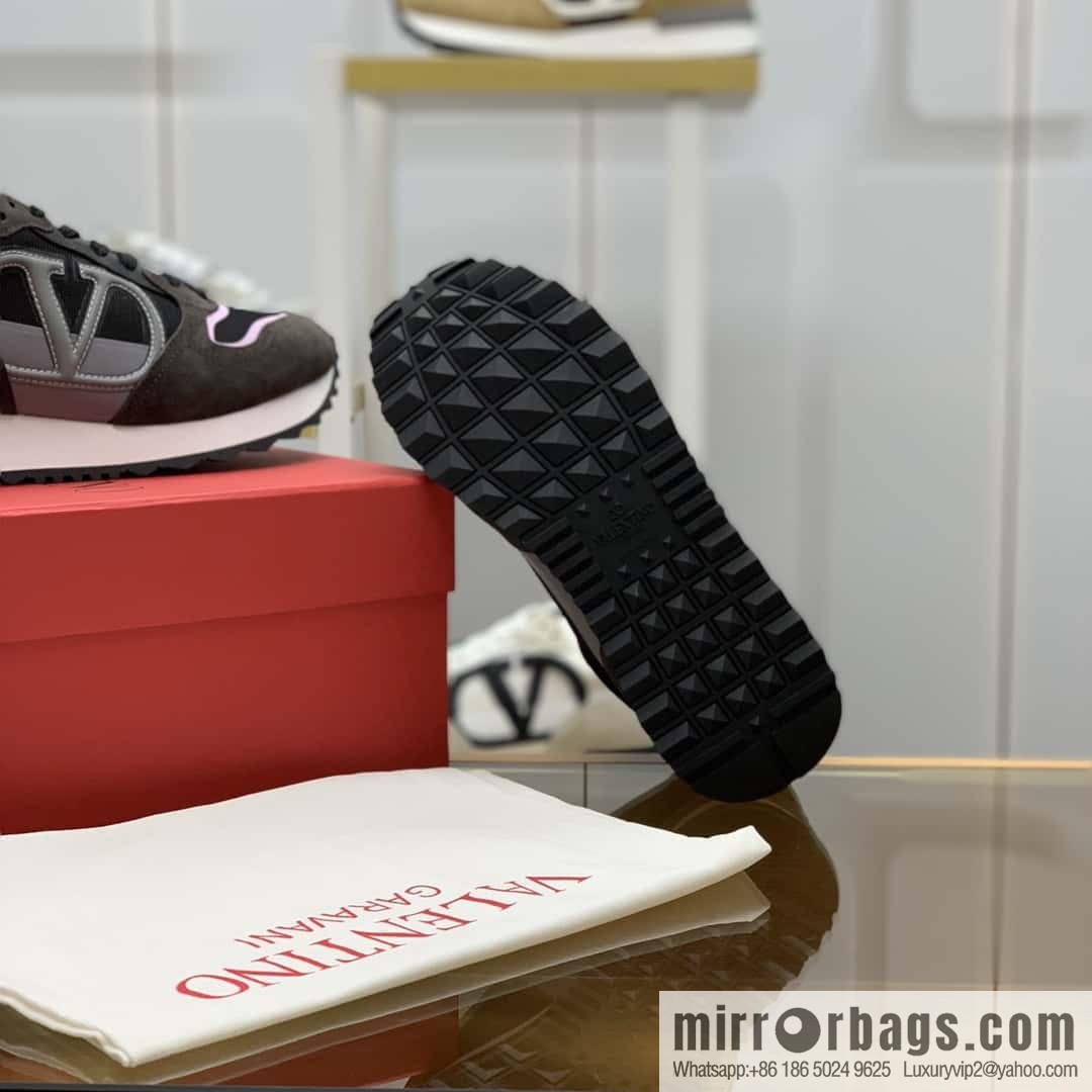 VALENTINO Valentino, logo design, men's low-top casual sneakers