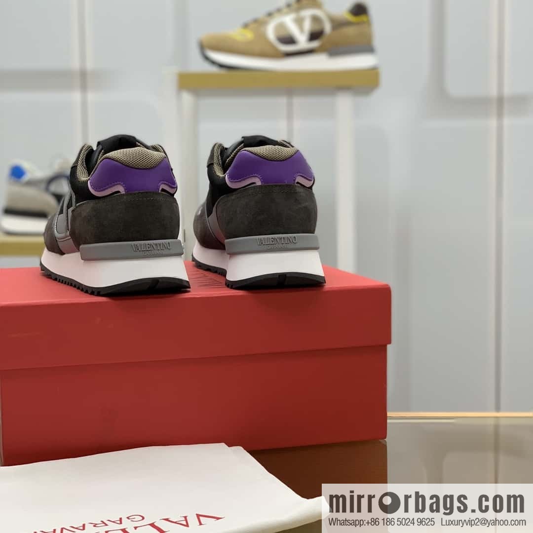 VALENTINO Valentino, logo design, men's low-top casual sneakers