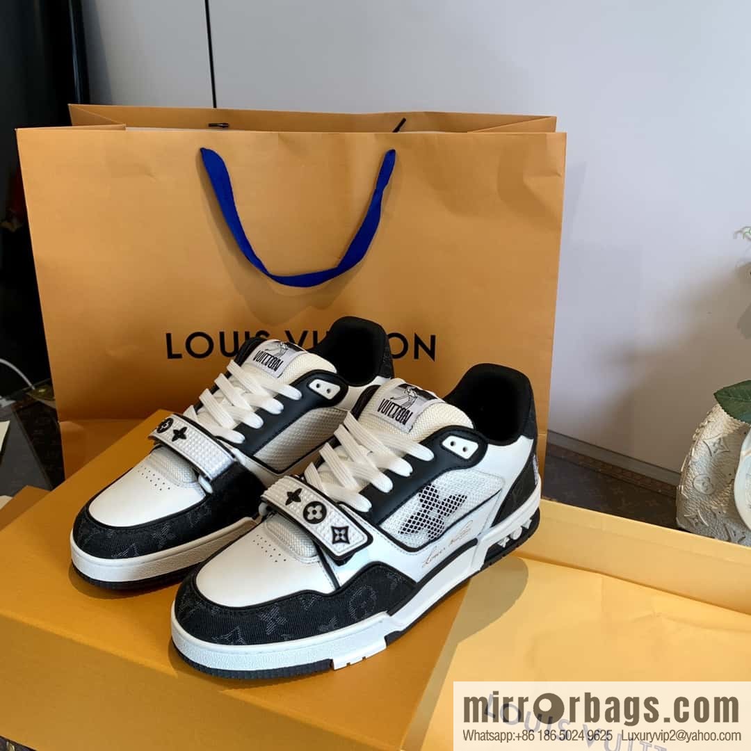 LV/Louis Vuitton 1v donkey brand 𝟐𝟎𝟐𝟐|𝐭𝐫𝐚𝐢𝐧𝐞𝐫 series of the latest Velcro sneakers