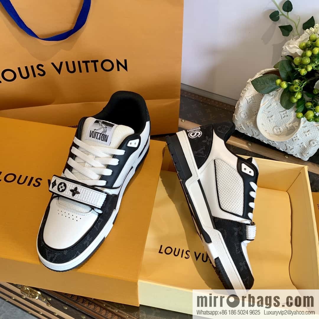 LV/Louis Vuitton 1v donkey brand 𝟐𝟎𝟐𝟐|𝐭𝐫𝐚𝐢𝐧𝐞𝐫 series of the latest Velcro sneakers