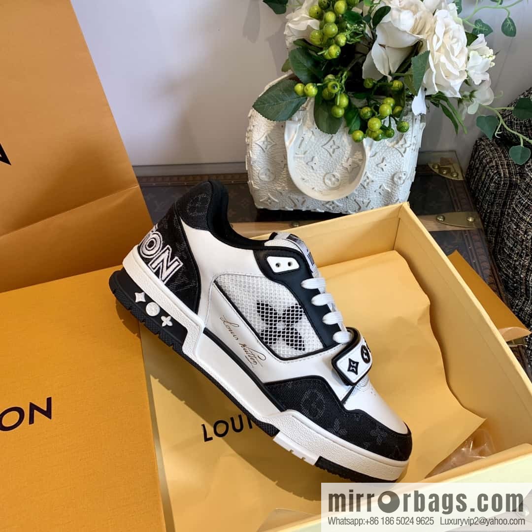 LV/Louis Vuitton 1v donkey brand 𝟐𝟎𝟐𝟐|𝐭𝐫𝐚𝐢𝐧𝐞𝐫 series of the latest Velcro sneakers