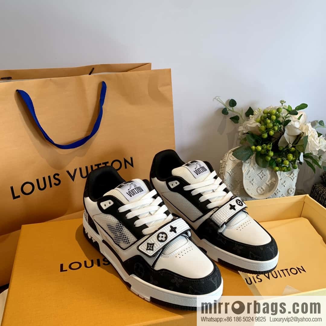 LV/Louis Vuitton 1v donkey brand 𝟐𝟎𝟐𝟐|𝐭𝐫𝐚𝐢𝐧𝐞𝐫 series of the latest Velcro sneakers