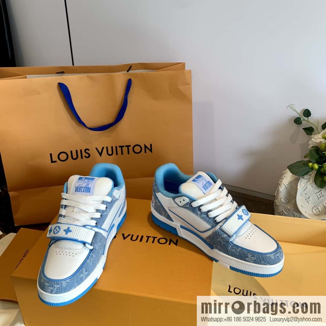 LV/Louis Vuitton 1v donkey brand 𝟐𝟎𝟐𝟐|𝐭𝐫𝐚𝐢𝐧𝐞𝐫 series of the latest Velcro sneakers