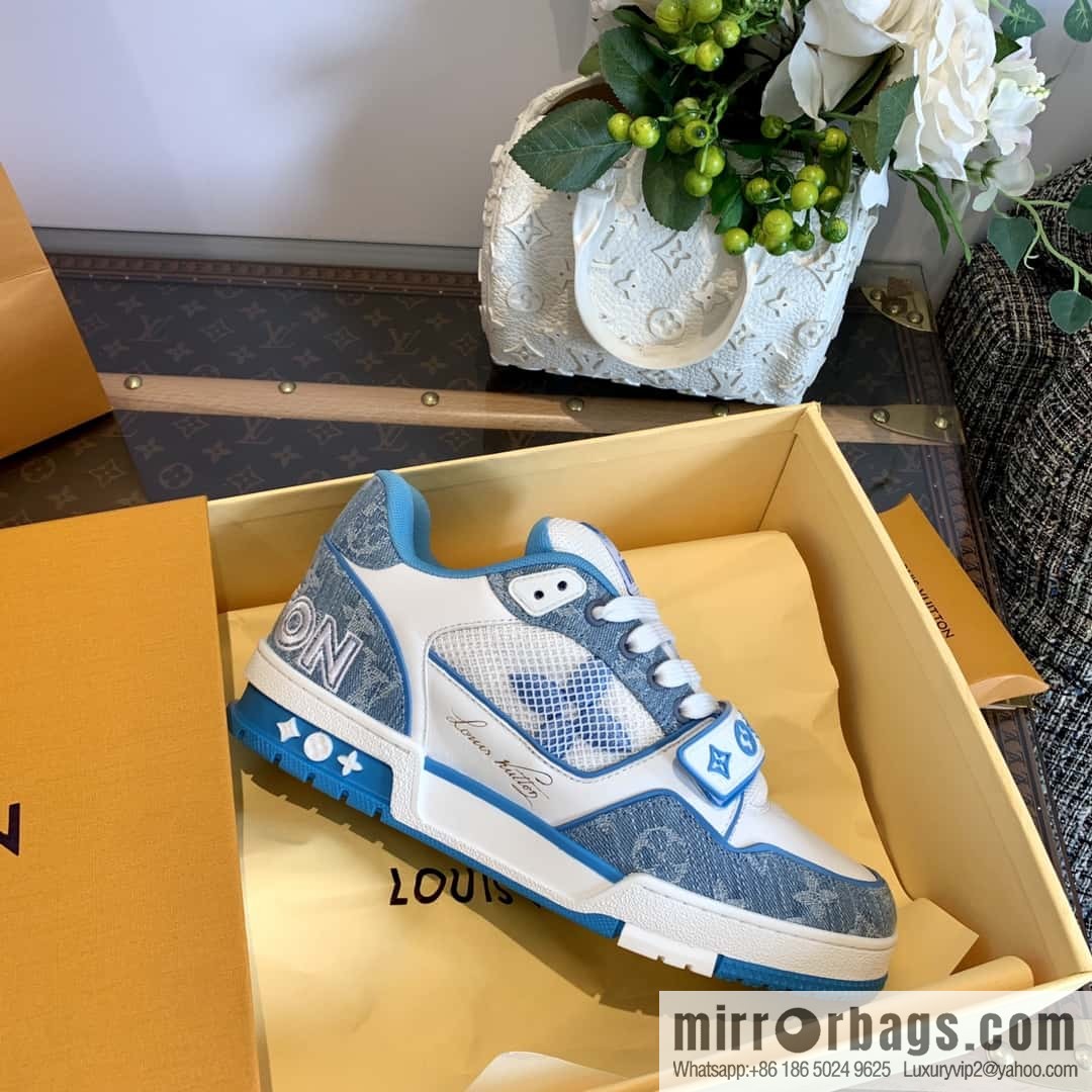 LV/Louis Vuitton 1v donkey brand 𝟐𝟎𝟐𝟐|𝐭𝐫𝐚𝐢𝐧𝐞𝐫 series of the latest Velcro sneakers