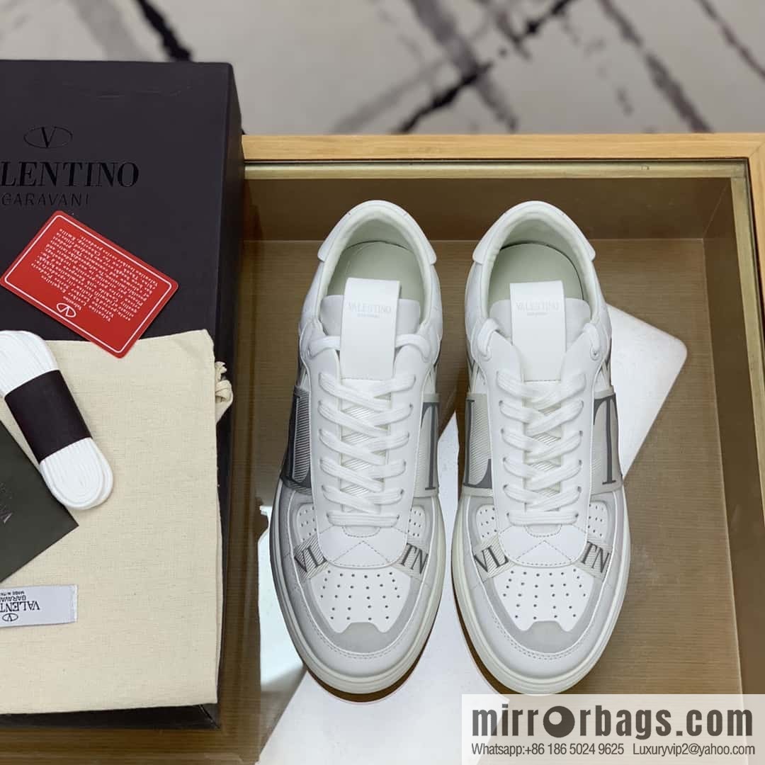 Valentino VLTN logo strap, men's and women's sneakers