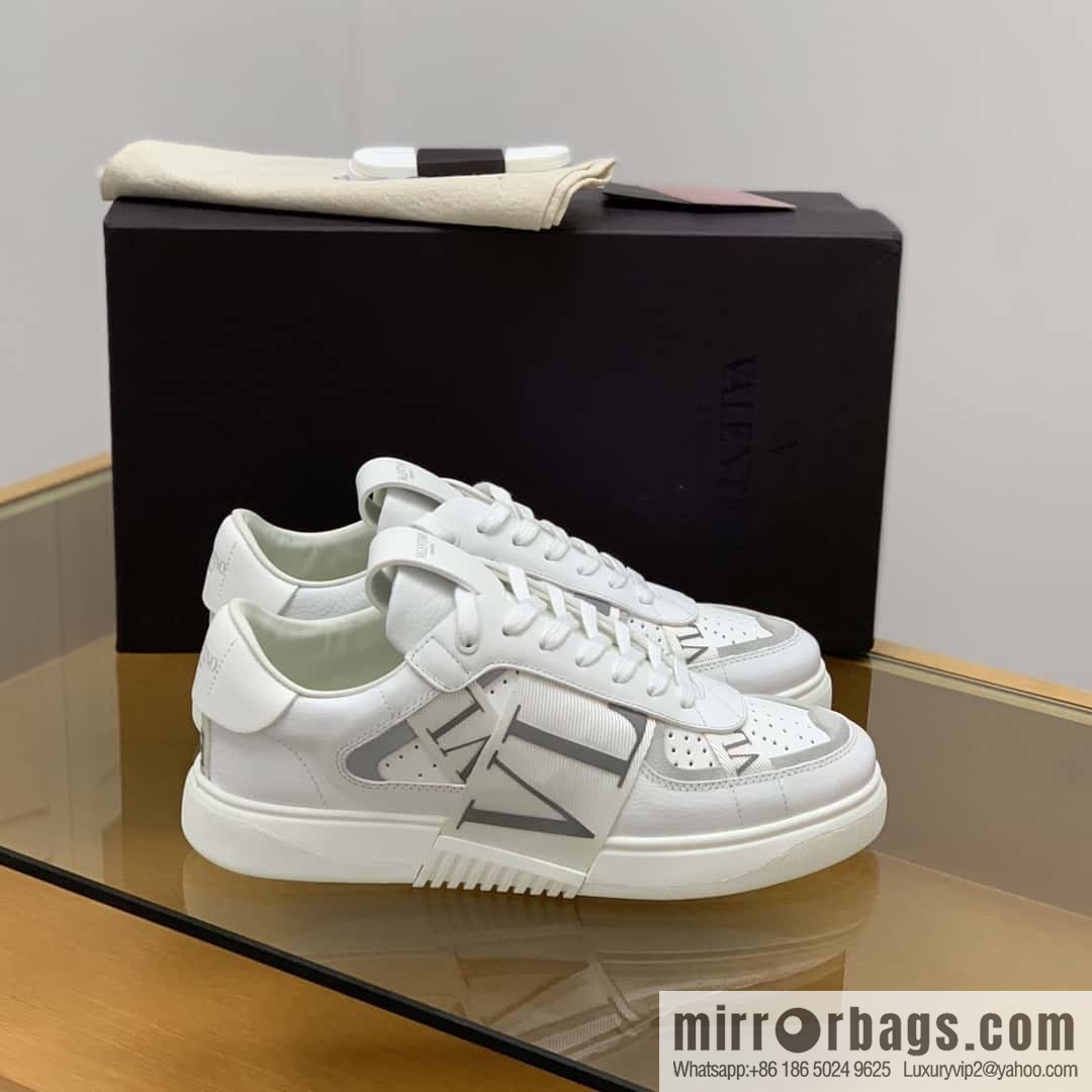 Valentino VLTN logo strap, men's and women's sneakers