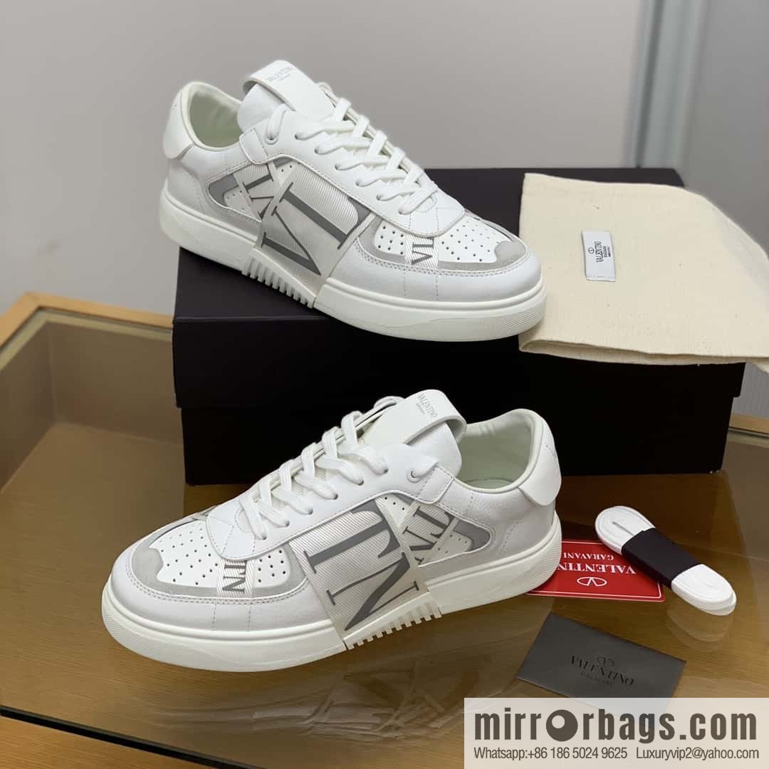 Valentino VLTN logo strap, men's and women's sneakers