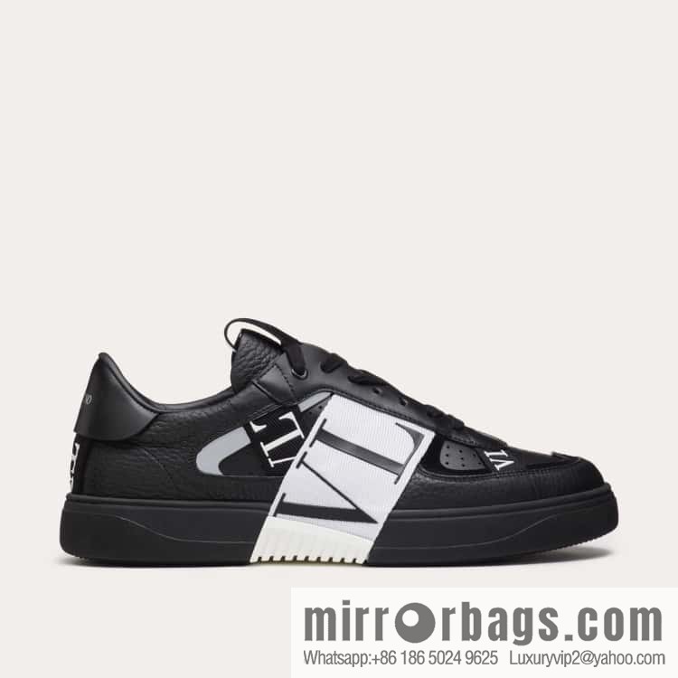 Valentino VLTN logo strap, men's and women's sneakers
