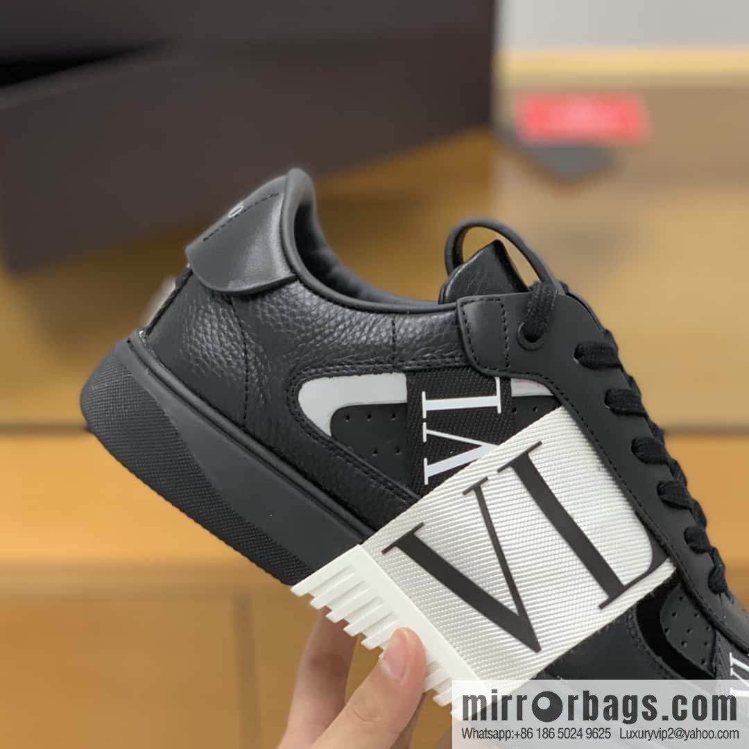 Valentino VLTN logo strap, men's and women's sneakers