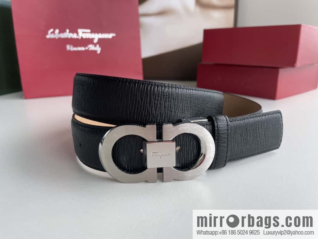 Salvatore Ferragamo (Italy) Men's Belt 3.5cm