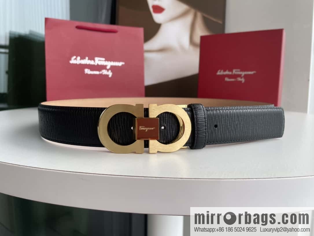 Salvatore Ferragamo (Italy) Men's Belt 3.5cm